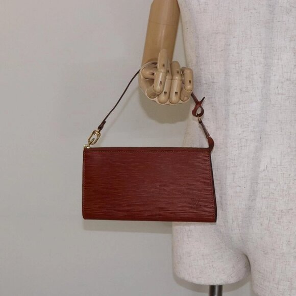 Louis Vuitton Handbags - LOUIS VUITTON Epi Pochette Accessoires Accessory Pouch Brown M52953 Auth hk2893